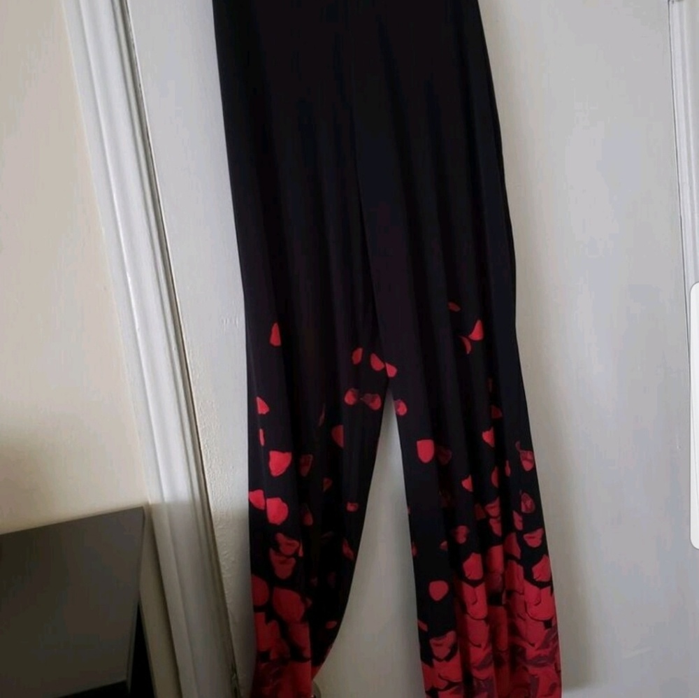 Rose Petals Wide Leg Pants